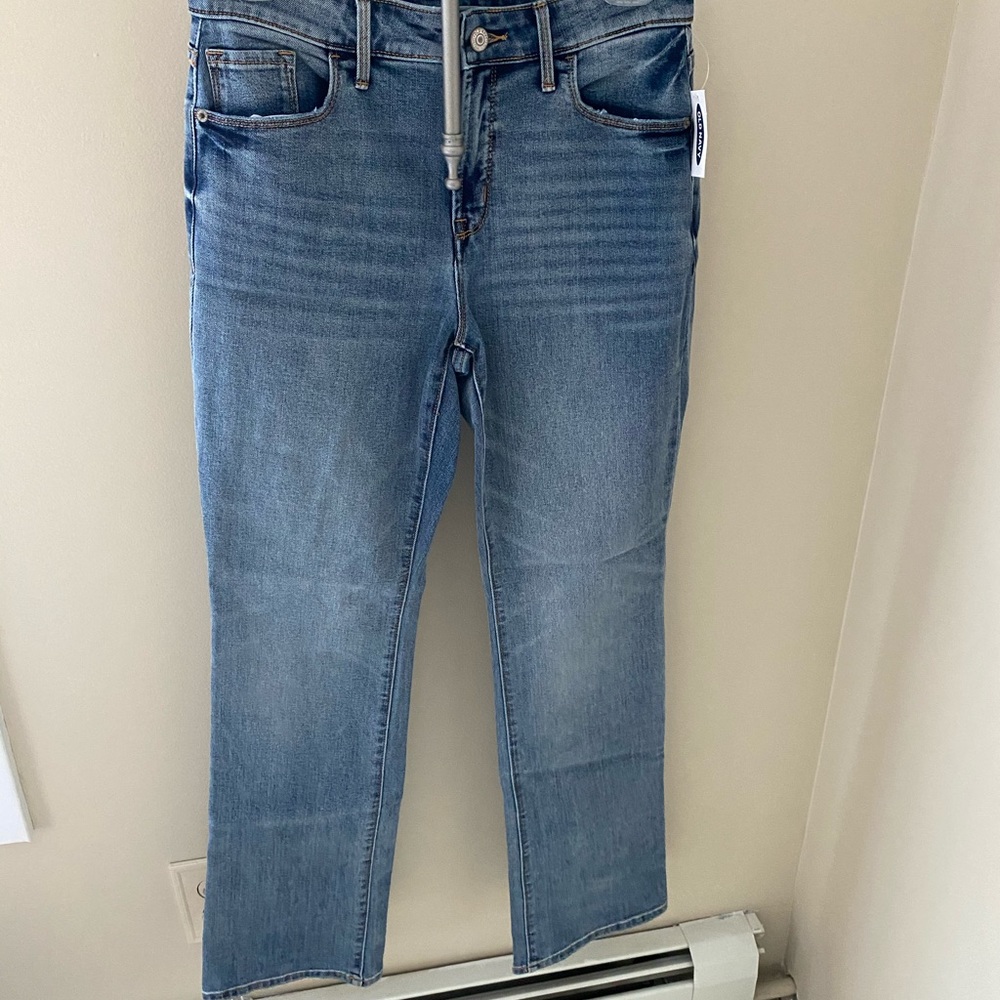 High-Waisted Boot Cut Jeans
